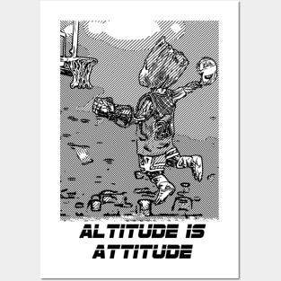 Basketball Altitude is Attitude Jump P1 Posters and Art